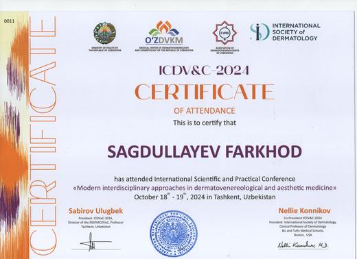 ICDV&C-2024 sertifikati
